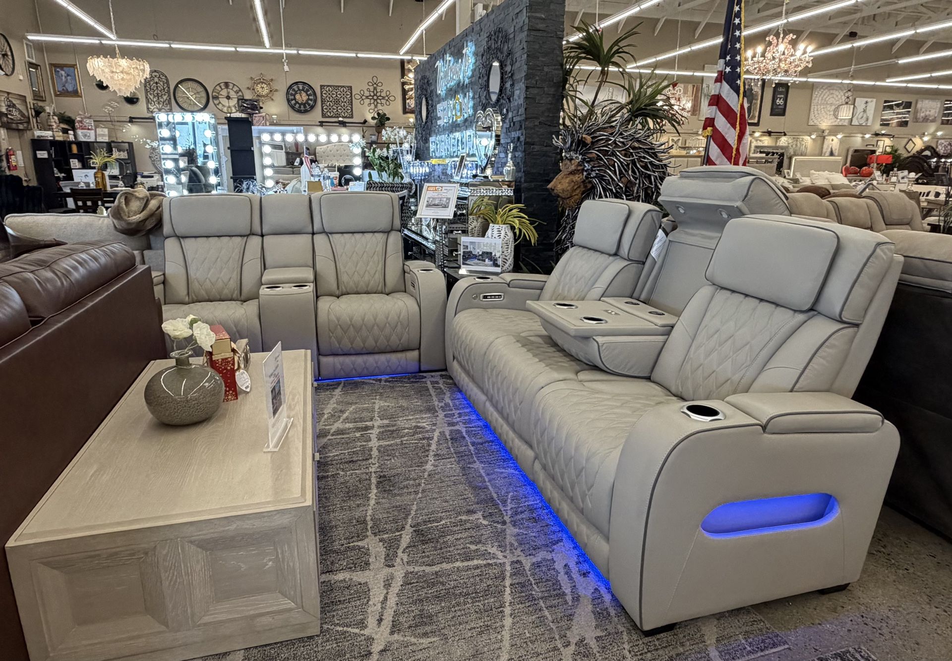 Power Sofa And Loveseat 