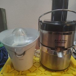 Jack LaLannes Power Juicer & Philips Citrus  Press Juicer.