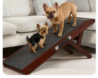 Adjustable, Foldable Wood Dog Ramp