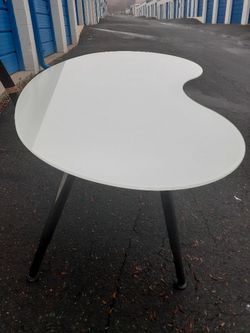 Glass desk 