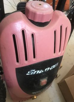 Snap on pressure washer