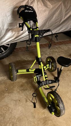 Clicgear Push Cart 3.5 - Lime Green