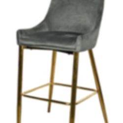 Velvet Counter Stool