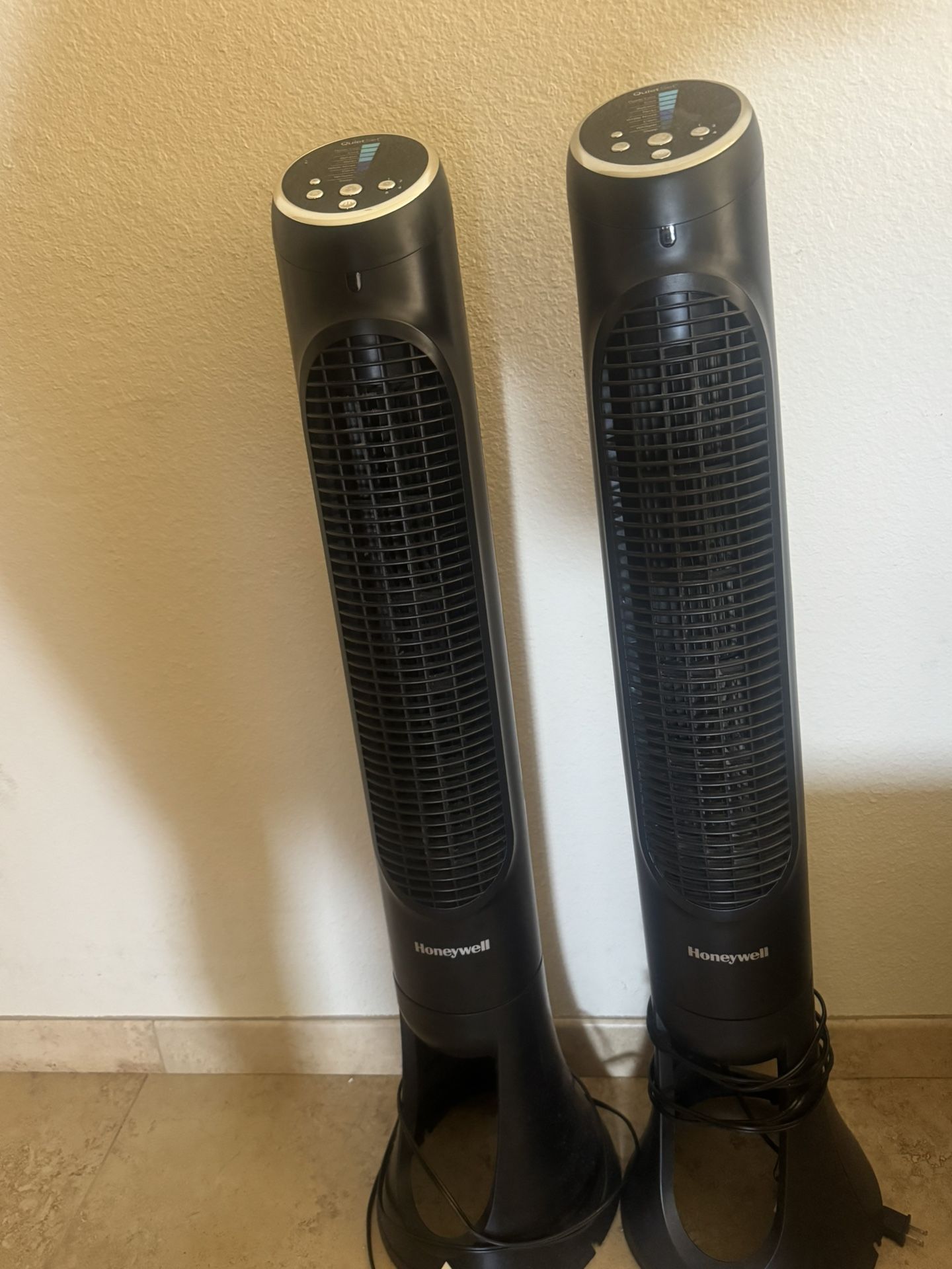 Two Honeywell Tower Fans – Good Condition,