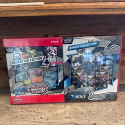 Pokemon Black Bolt Binder White Flare Poster Combo