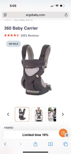 Ergobaby 360 Cool Air Carrier - Grey