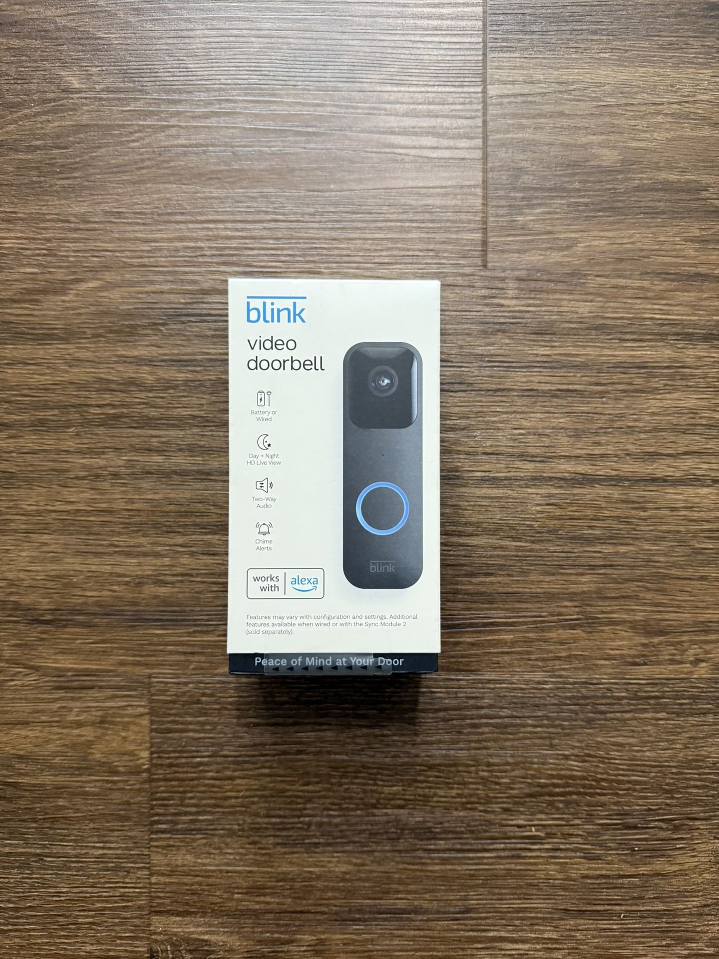 NEW 📷 Amazon Blink Wi-Fi Video Doorbell Camera - Black (Wired and Battery)