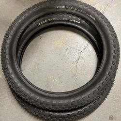 Specialized's Big Roller 20x2.8 Tires (Pair) + 20x2.8–3.0 Tubes – Lightly Used
