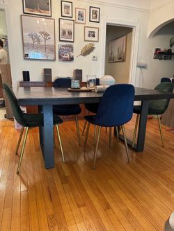 Dark Wood Dining Table