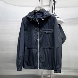LV Men’s Black Jacket 2025 New 