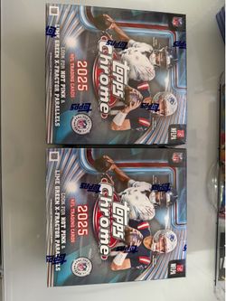 🔥 Bundle Deal – 2025 Topps Chrome NFL Blaster Box 🔥