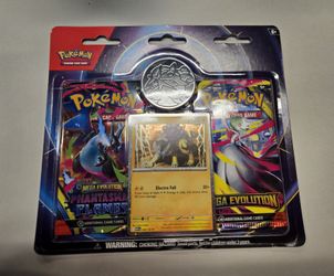 Pokémon TCG Raikou Card, Coin & 2 Booster Packs Mega Evolution Phantasmal Flames 
