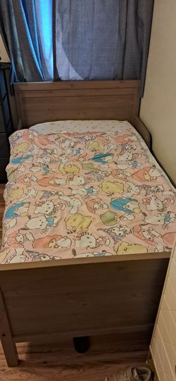 Twin size bed with Mattress