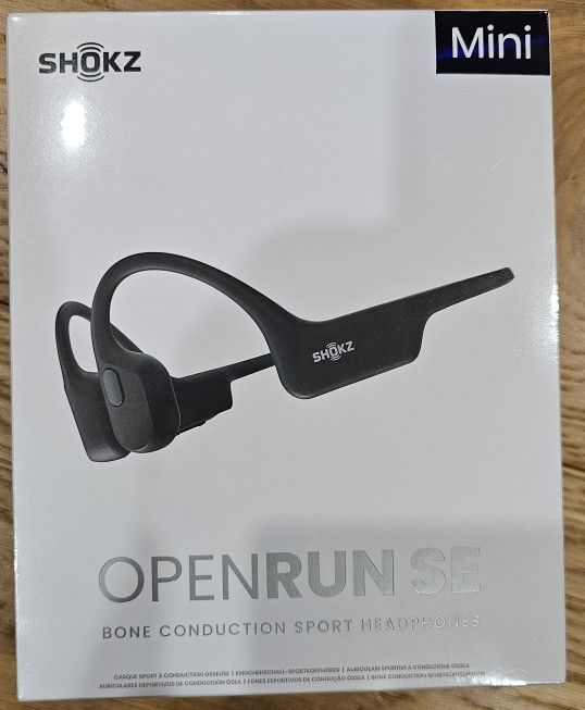 BRAND NEW Factory Sealed SHOKZ OpenRun SE Mini, Open-Ear Bluetooth Bone Conduction Sport Headphones