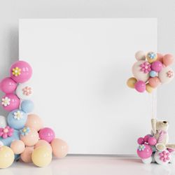 Square white backdrop cover