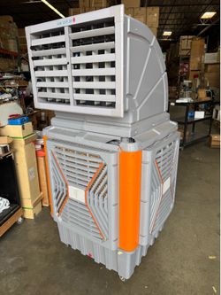 Portable Industrial swamp cooler air water cooler water 11772cfm 34gallon tank 1200watt