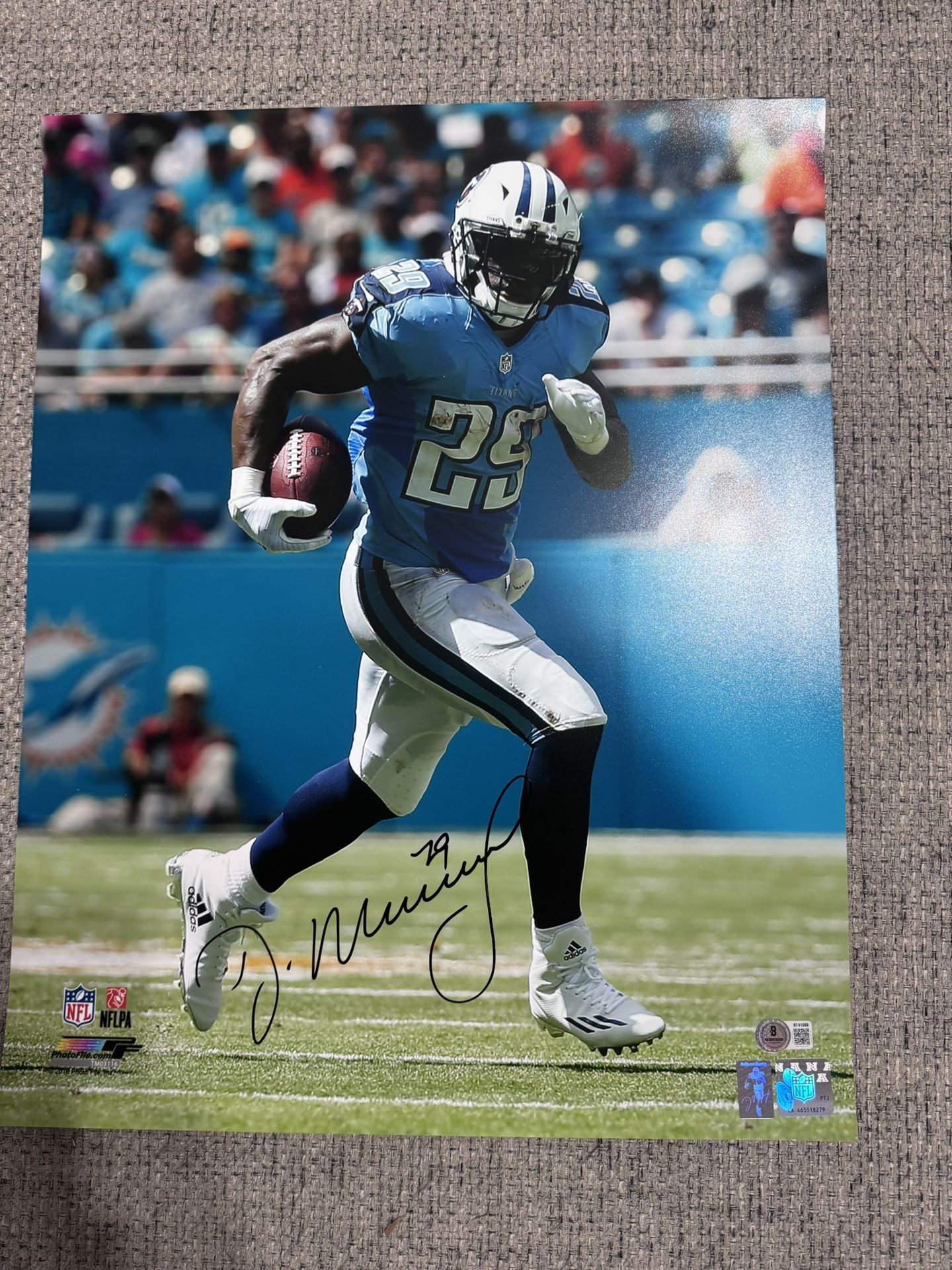 DeMarco Murray Signed Autographed Tennessee Titans 16x20 Photo Beckett Coa