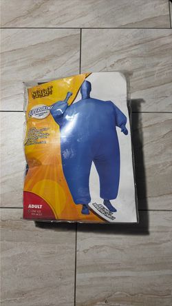 Spirit Halloween Super Skins inflatable suit