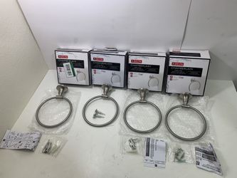 (4) Delta Chamberlain Towel Rings 