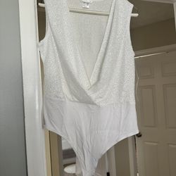 Brand New Sequin Bodysuit-Size Large