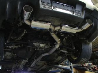 Evo x catback ultimate racing dual exit