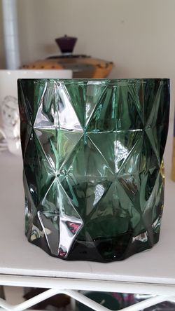 Candle holder/green