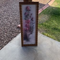 Artwork Vase With Flowers