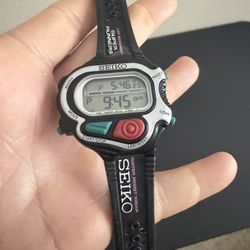 Rare Vintage Seiko Super Runners S(contact info removed) Men’s Digital Sports Watch JDM 1990s