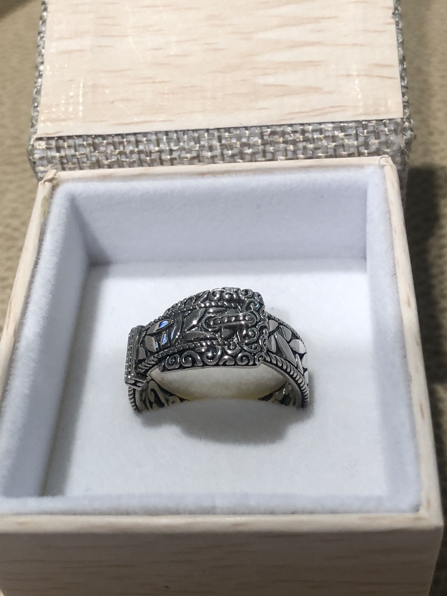 Bali Legacy Buckle Ring