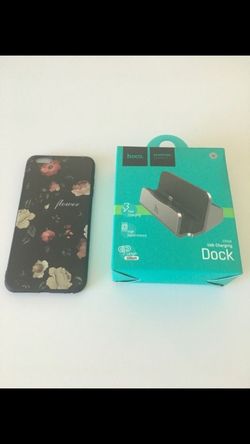 Dock and case for iphone 7 plus