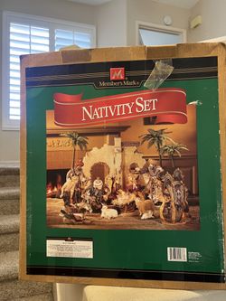 Members Mark 2005 Large Christmas Nativity Set