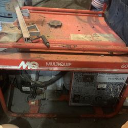 Multiquip 6000 Generator