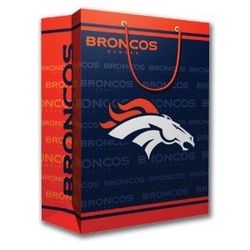 Denver Broncos Medium Gift Bag
