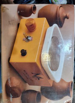MindClay branded mini pottery wheel,
