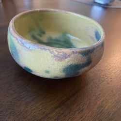 Vintage Handcrafted Ceramic Pottery Bowl  