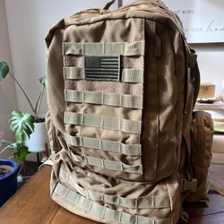 Large Backpack - Hiking, Camping, Survival 