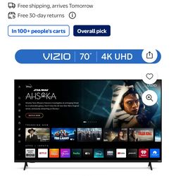 70" Vizio smart TV- new READ DESCRIPTION
