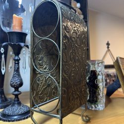 3 Bottle Metal Wine Bottle Holder