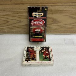 1998 Matchbox Collectibles Coca-Cola Blimp The Enduring Characters & cards