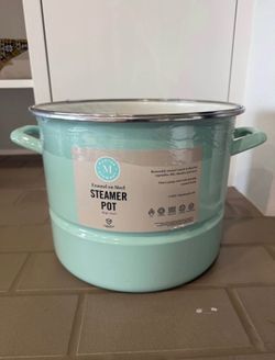 *Brand New* 16qt Martha Stewart Steamer Pot - Enamel on Steel