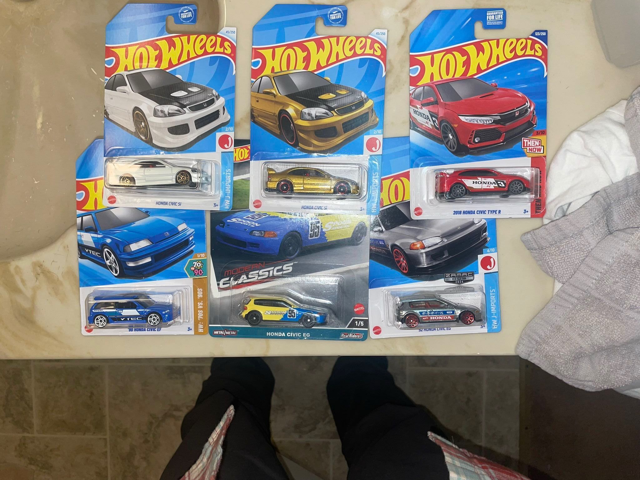 Hot Wheels Honda Civic Lot