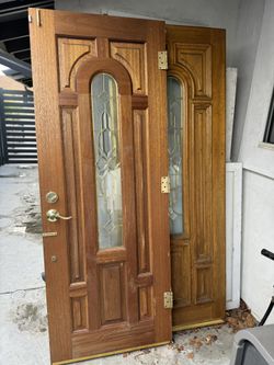 Solid Wood Main Exterior Doors 30”