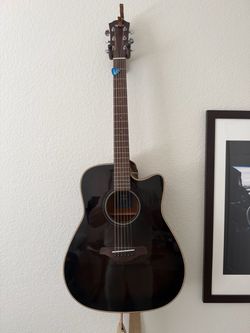 Yamaha A1M Acoustic-Electric Guitar - Transparent Black