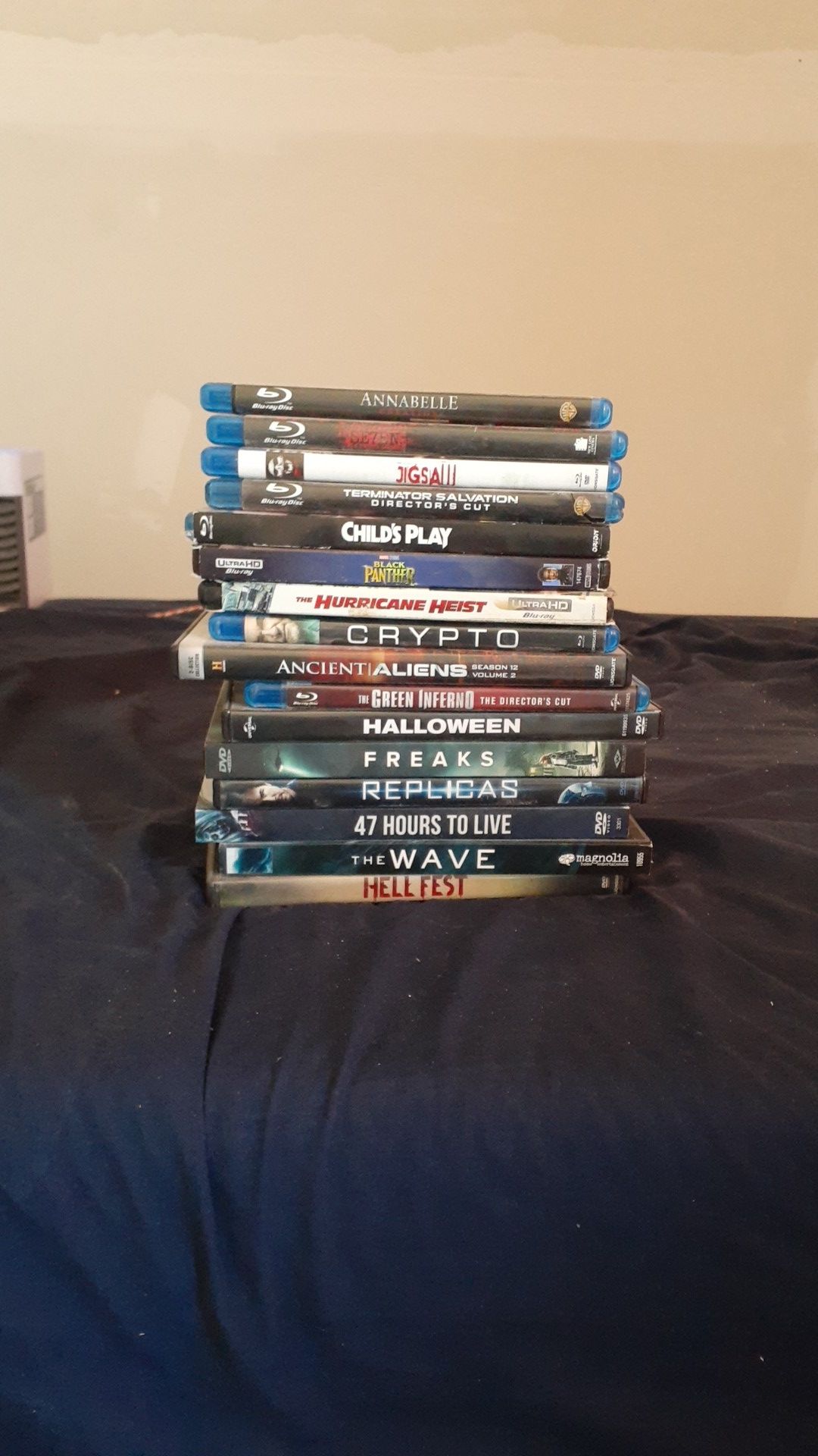 DVD blu ray 4k movies