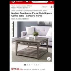 Coffee Table Farmhouse