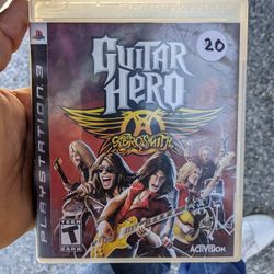 Guitar Hero Aerosmith For PlayStation 3 Ps3