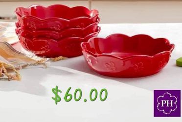 4 Platos Soperos Ruby