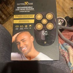 Rechargeble LCD Head Shaver
