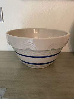 Rare Vintage Roseville Pottery 14” Dough Mixing Bowl