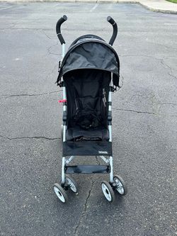 Black Umbrella Stroller with Canopy